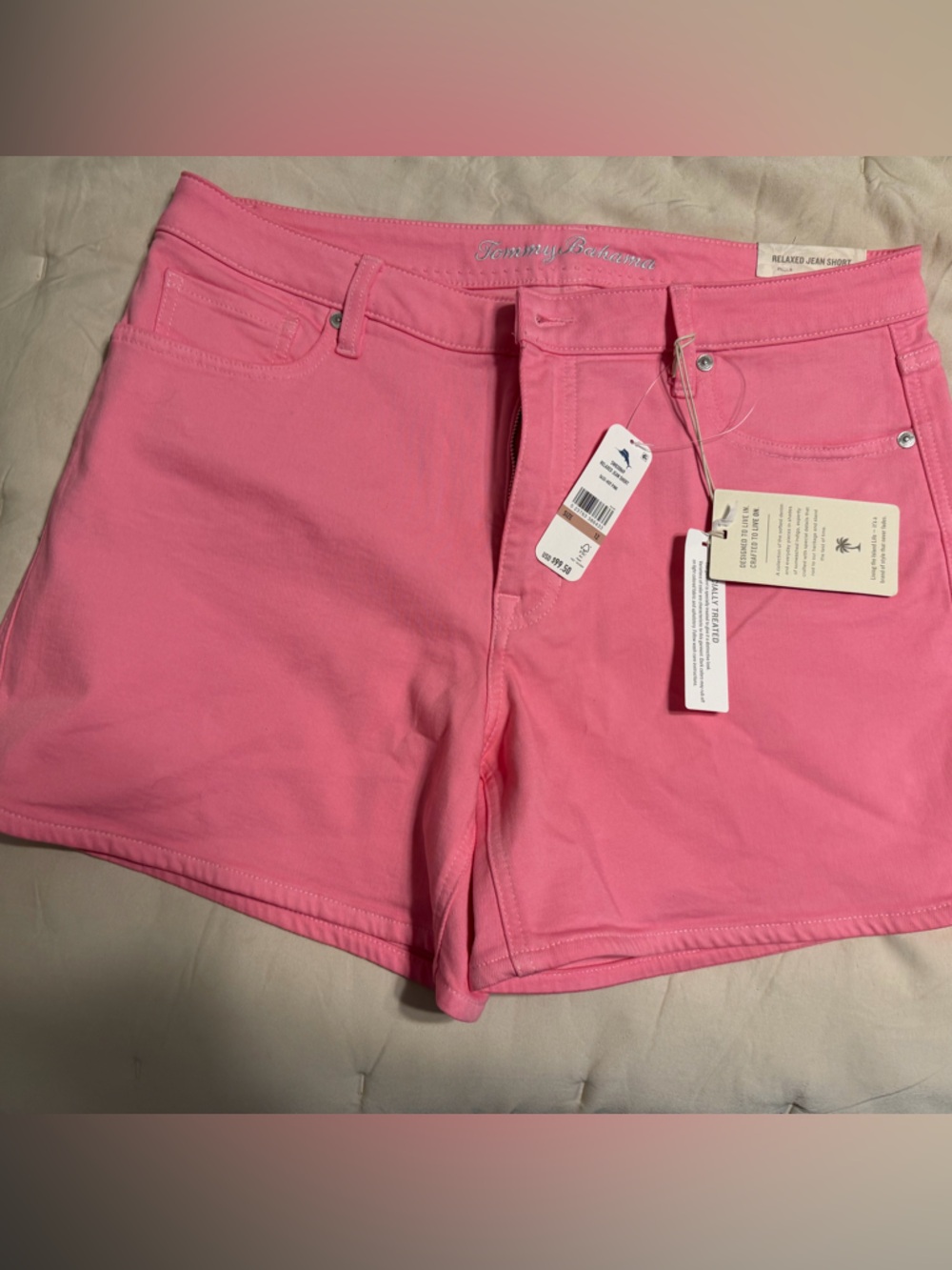 Tommy Bahama Pink Women's Relaxed Jean Shorts